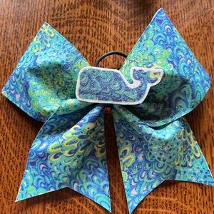 Whale Cheer Bow